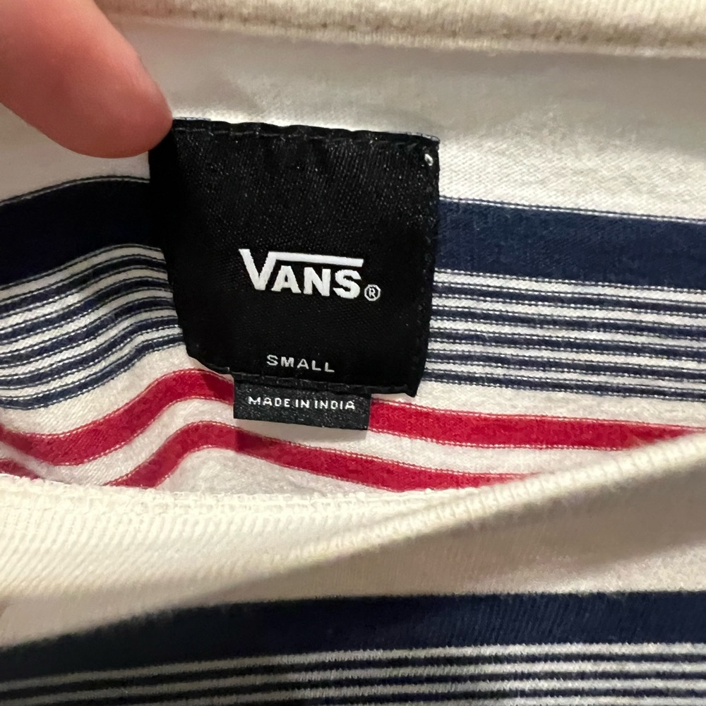Vans L men’s striped T shirt